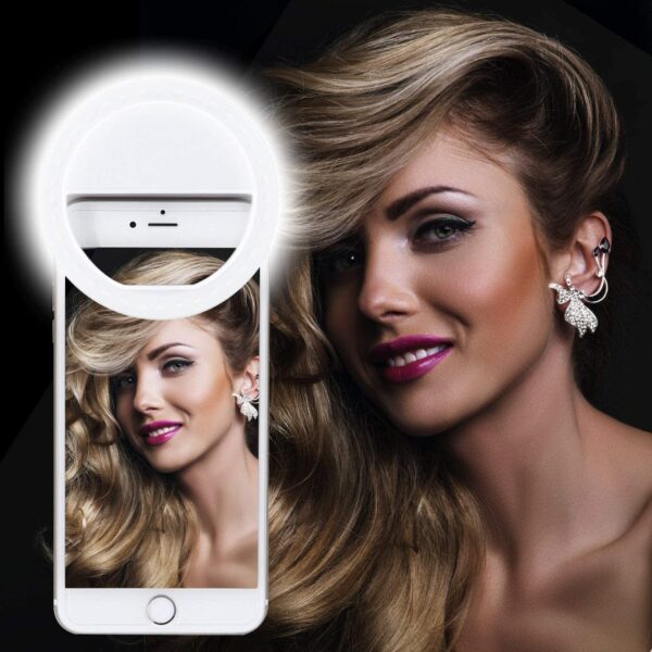 High Quality Mini USB Rechargeable Selfie Ring Light