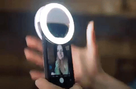 Selfie ring light for iphone GIF